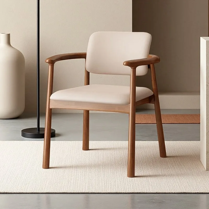 JP Modern Nordic Style Solid Wood Dining Chair with