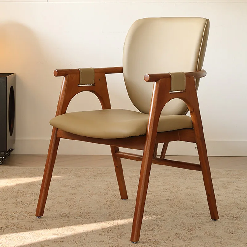 JP New Mid-Century Wabi-Sabi Style Solid Wood
