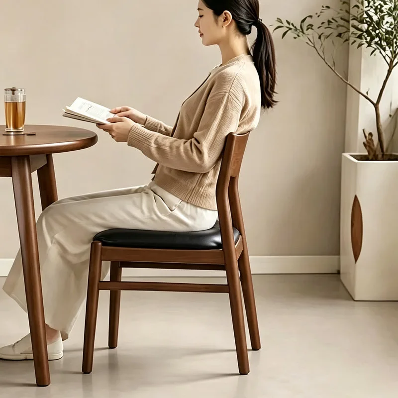 JP Modern Ash Wood Dining Chair Solid photo 3