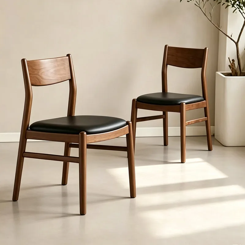 JP Modern Ash Wood Dining Chair Solid