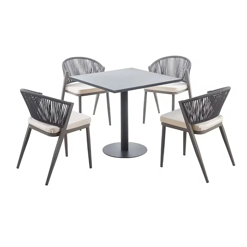 JP Modern Rope Woven Rattan Iron Frame photo 3