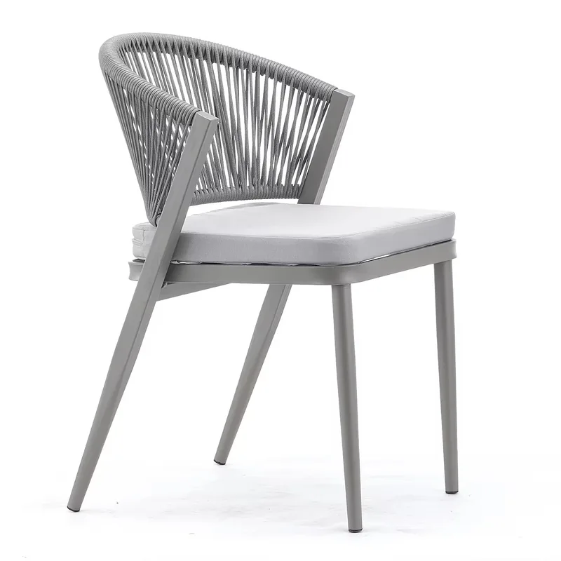 JP Modern Rope Woven Rattan Iron Frame