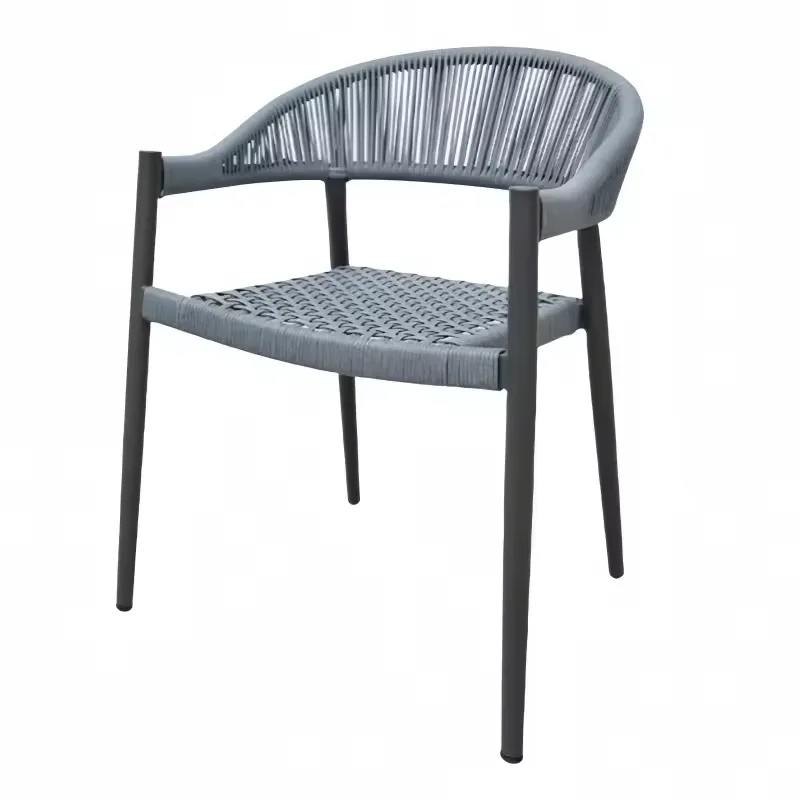 JP Contemporary Rattan Chair with Wide Armrests photo 2
