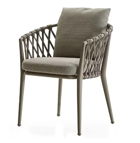 JP Nordic Rope Rattan Aluminum Waterproof Dinning photo 2