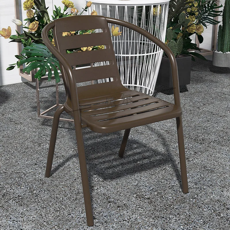 JP Outdoor Backrest Chair Single-person Plastic Chair photo 2