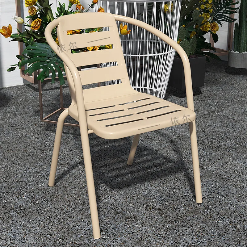 JP Outdoor Backrest Chair Single-person Plastic Chair photo 3