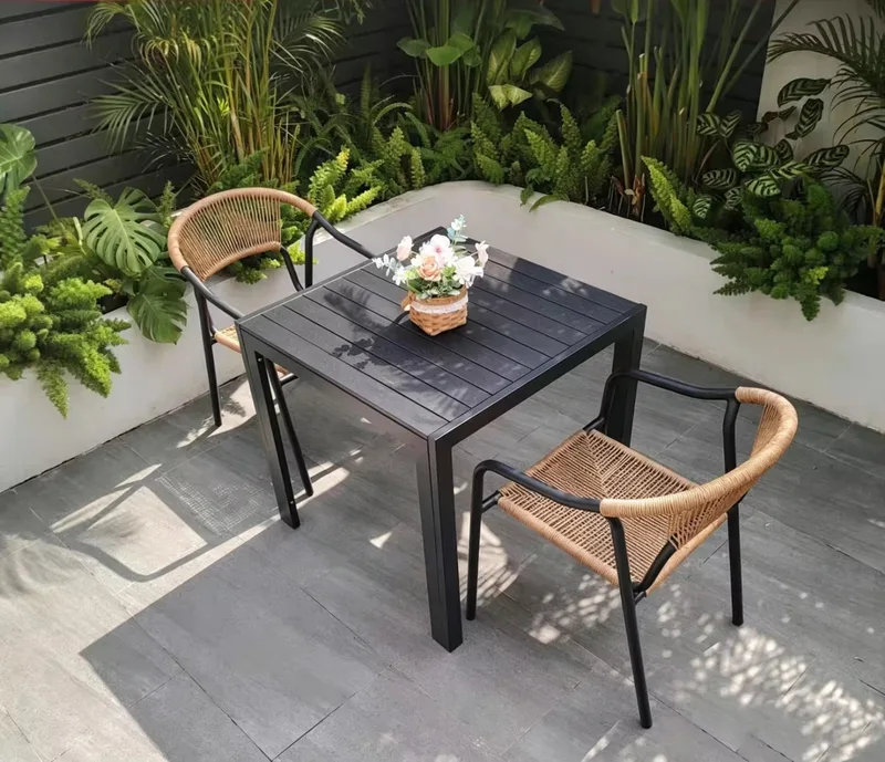 JP Outdoor Dining Set Rectangular Table with photo 3