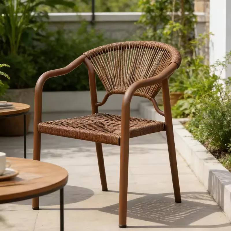 JP Outdoor Rattan Wicker Armchair Weather Resistant