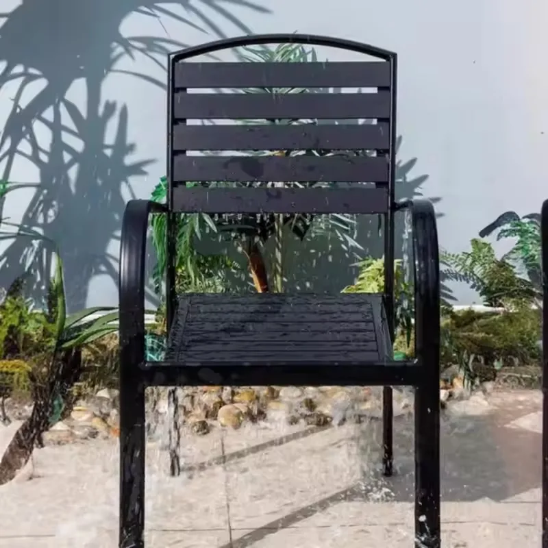 JP Outdoor Wood-Plastic Dining Chairs and Tables photo 2
