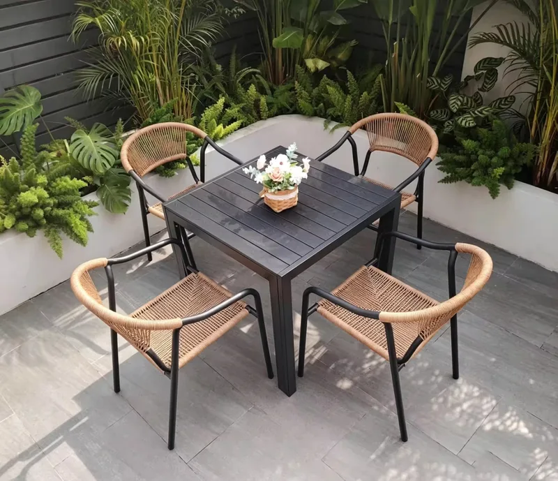 JP Space Saving Outdoor Patio Dining Set photo 3