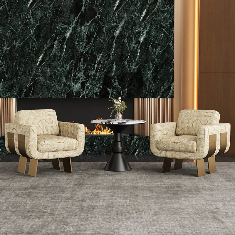 JP American Modern Metal Single Armchair Lazy photo 2