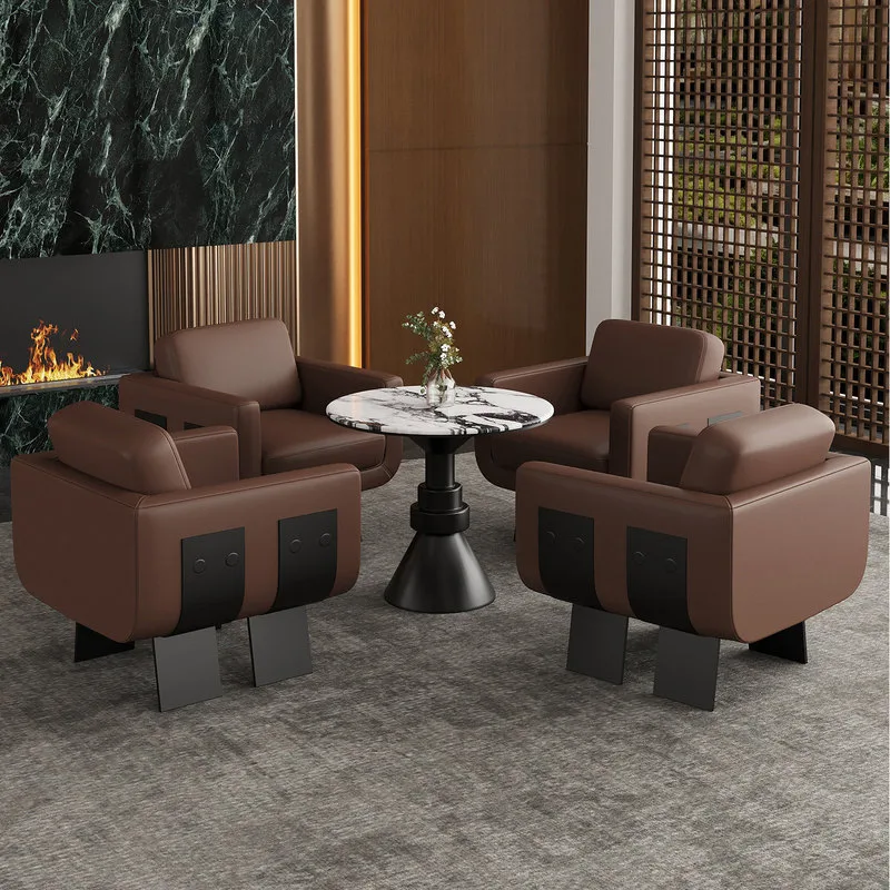 JP American Modern Metal Single Armchair Lazy photo 3