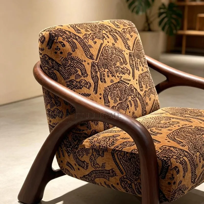 JP Designer Style Solid Wood Velvet Single photo 3