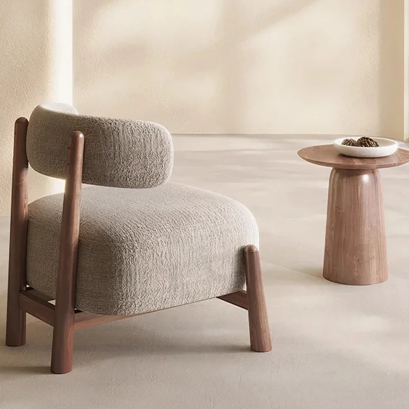 JP Household Wooden Frame Reading Room Chair photo 3