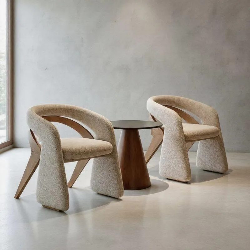 JP Italian Luxury Solid Wood Reception Table