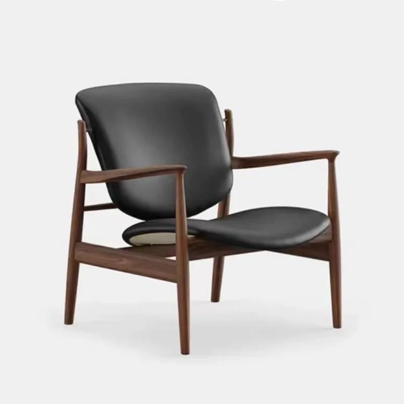 JP Italian Minimalist Solid Wood Sofa Chair, photo 2
