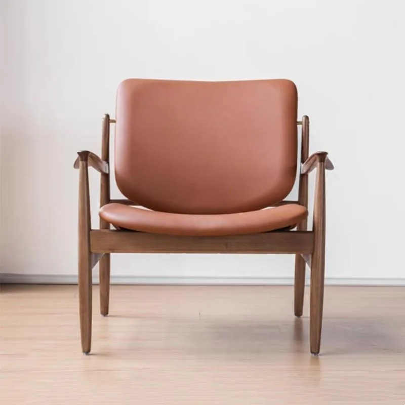 JP Italian Minimalist Solid Wood Sofa Chair, photo 3