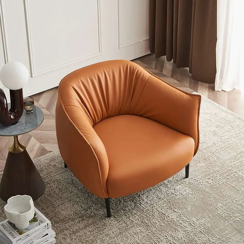JP Leather Single Sofa Comfortable Living Room photo 2