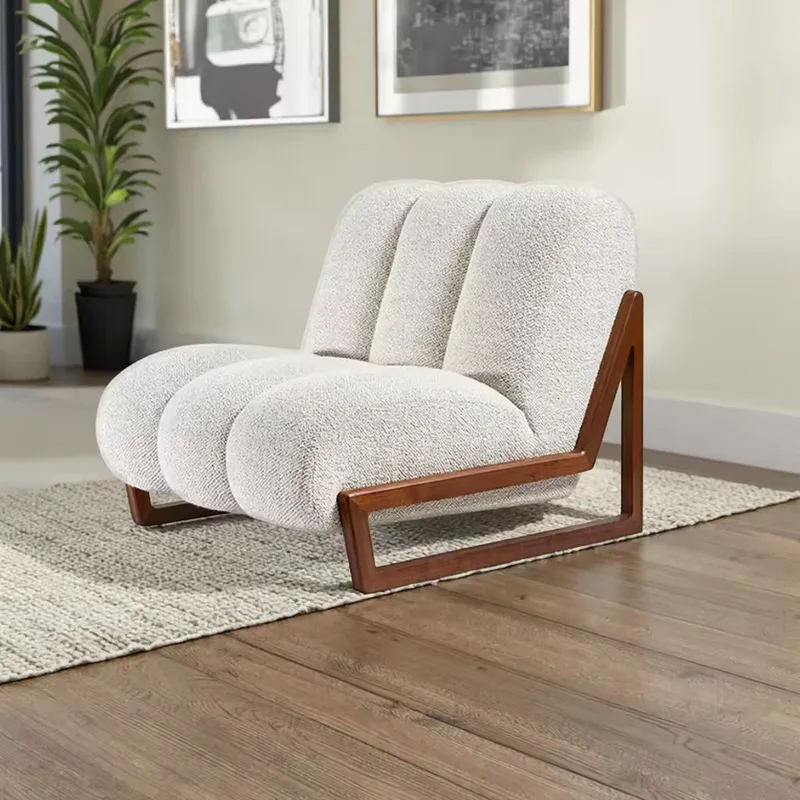 JP Luxurious Solid Wood Single-arm Lounge Chair, photo 2