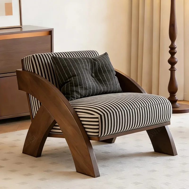 JP Luxurious Wooden Lounge Chair with Arched photo 2