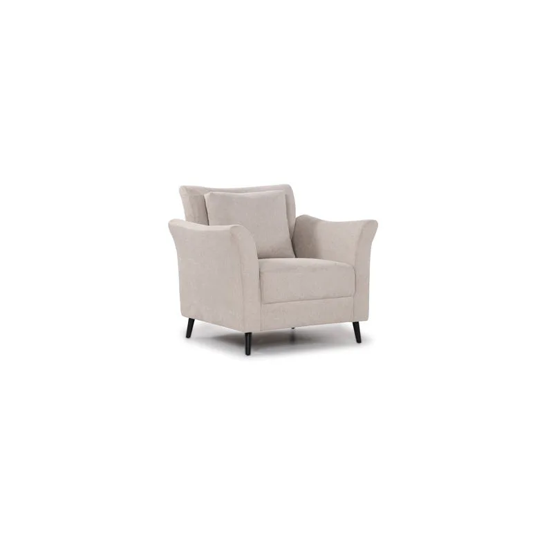 JP Luxury Chenille Fabric Tofu Accent Chair photo 2