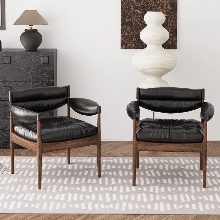 JP Medieval-style Living Room Chair with Ergonomic