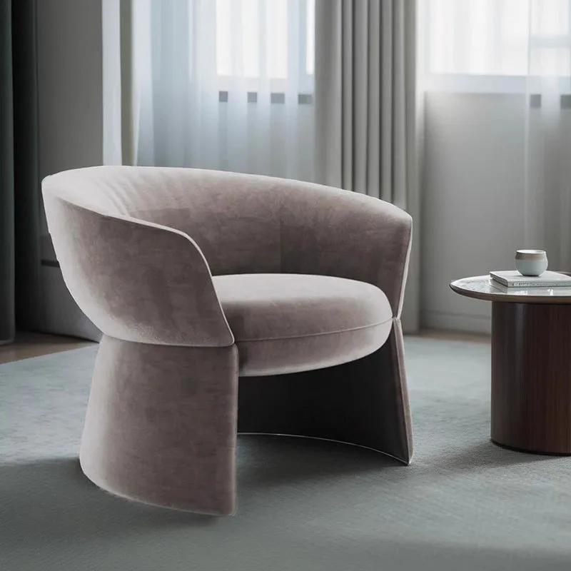 JP Modern Designer Armchair, Cotton and Linen photo 2