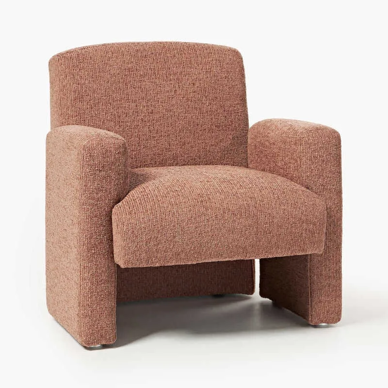 JP Modern Fabric Accent Armchair with Thick