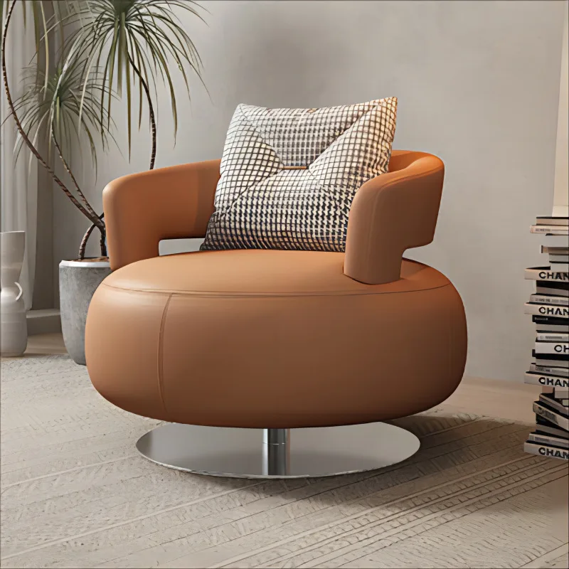 JP Modern Lazy Lounge Sofa, Luxurious Metal