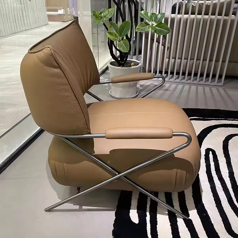 JP Modern Lounge Chair - Metal Frame photo 2