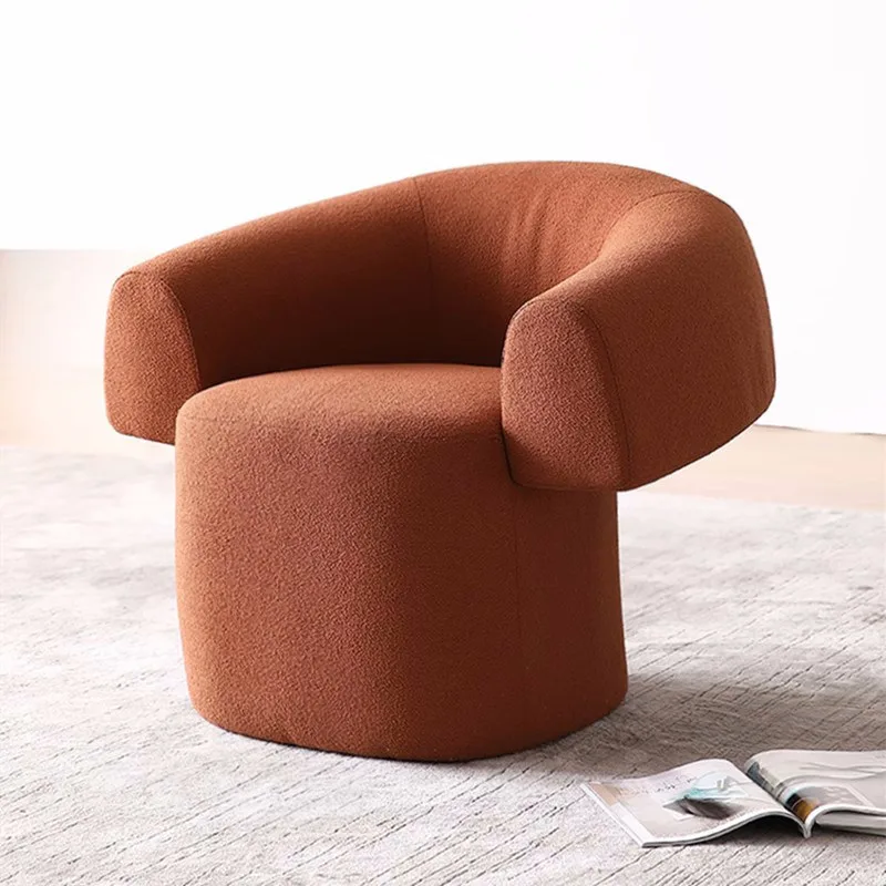 JP Modern Luxury Flannel Single Sofa Lounge
