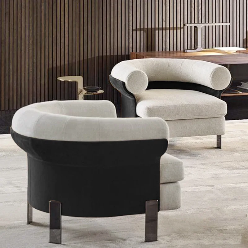 JP Modern Luxury Velvet Leisure Chair Stainless photo 3