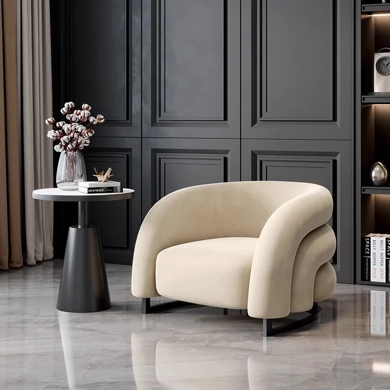JP Modern Luxury Velvet Leisure Sofa Chair photo 2