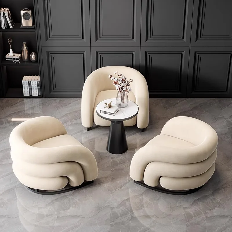 JP Modern Luxury Velvet Leisure Sofa Chair photo 3