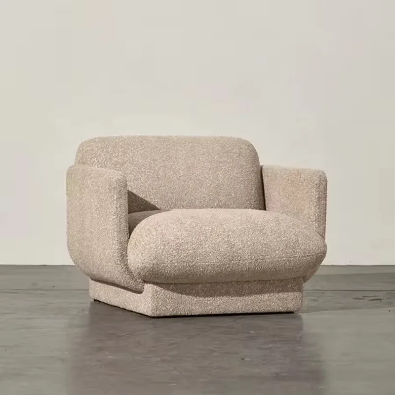 JP Modern Minimalist Rectangle Shape Leisure Armchair photo 2