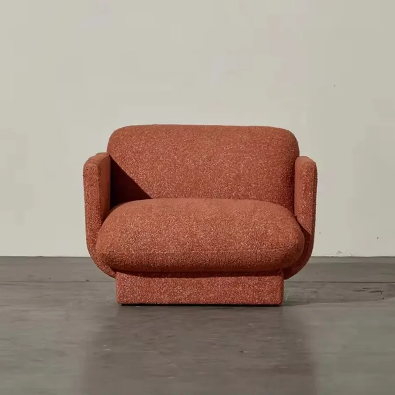 JP Modern Minimalist Rectangle Shape Leisure Armchair