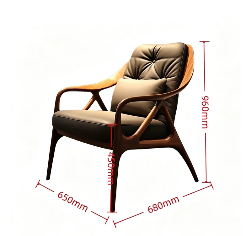 JP Modern Minimalist Wooden Backrest and Armrest photo 3