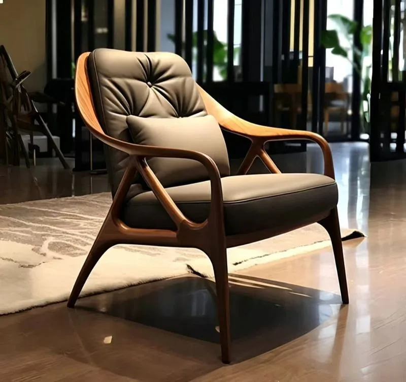 JP Modern Minimalist Wooden Backrest and Armrest