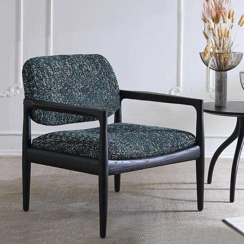 JP Modern Nordic-style Wooden Armchair with a