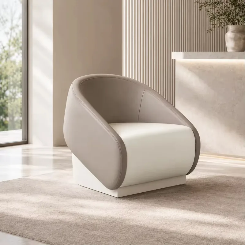 JP Modern Single Sofa Lounge Chair, Suitable for Living photo 3