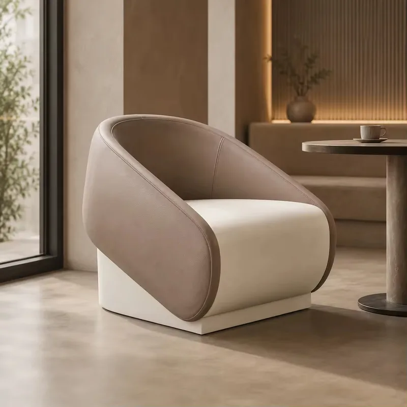 JP Modern Single Sofa Lounge Chair, Suitable for Living