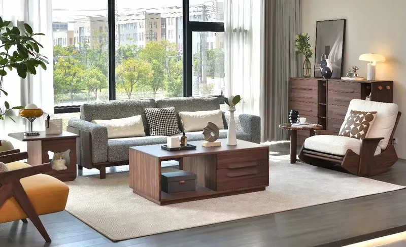 JP Modern Style Solid Wood Leisure Chair, photo 2