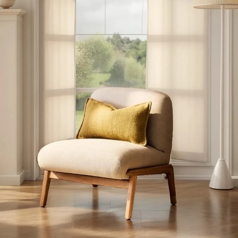 JP Nordic Luxury Living Room Solid Wood