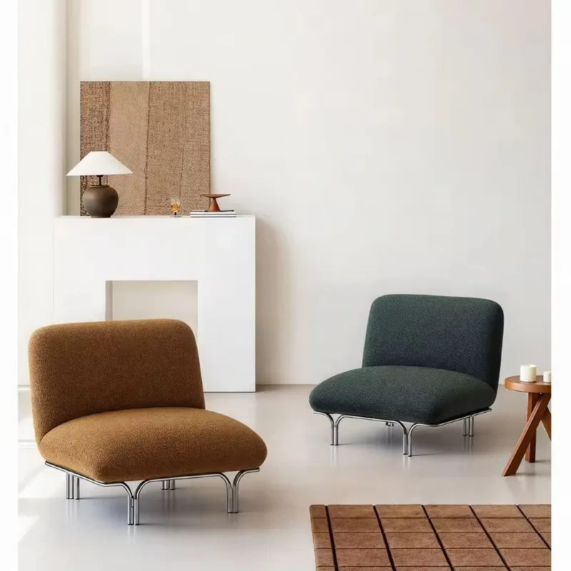 JP Nordic Modern Minimalist square Lounge Chair,