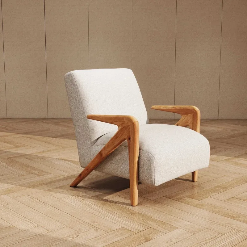 JP Nordic Modern Solid Wood Durable Fabric photo 3