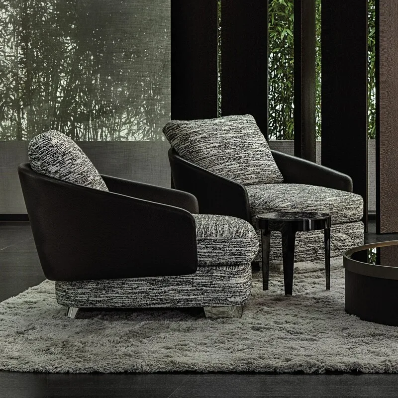 JP Nordic Single Sofa Chair Italian Fabric