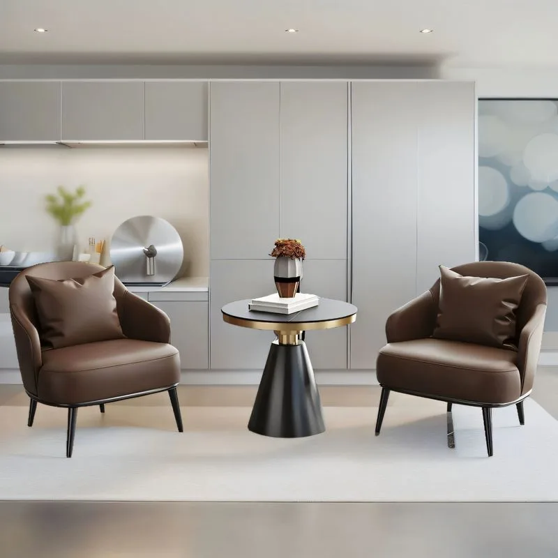 JP PU Leather Leisure Lounge Chair Set photo 2