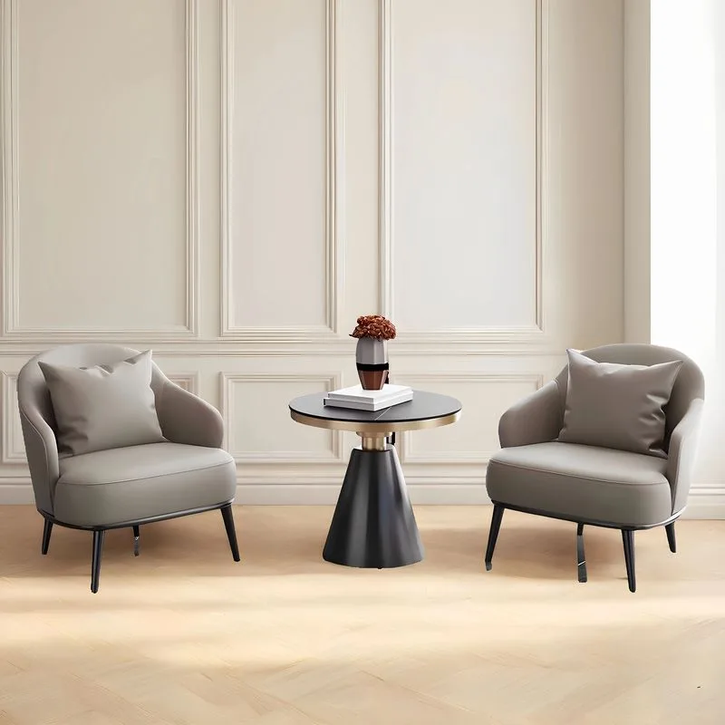 JP PU Leather Leisure Lounge Chair Set