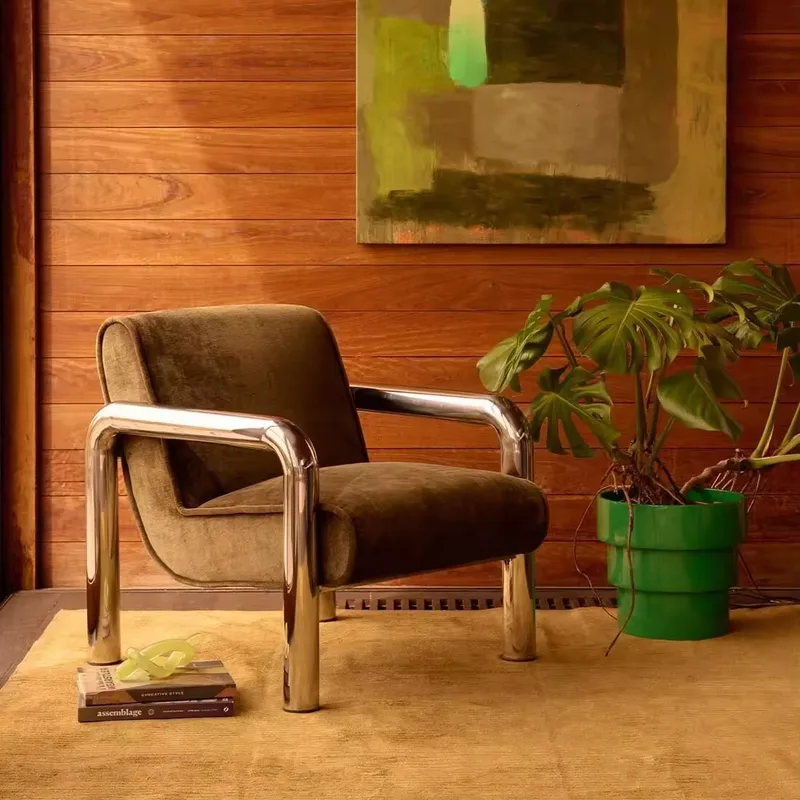 JP Retro Bauhaus Style Bedroom Armchair Luxurious photo 3
