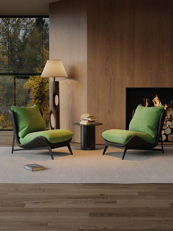 JP Retro Single Sofa Lounge Chair, Suitable photo 2